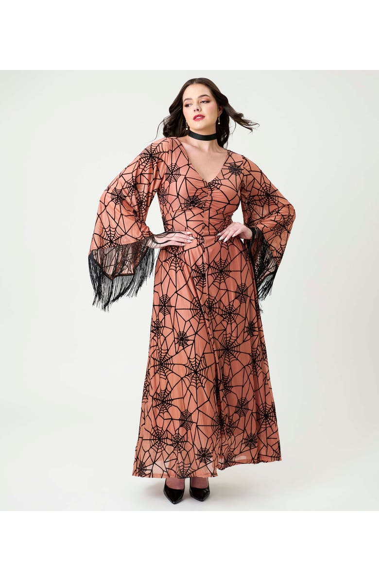 Smak Parlour Stevie Maxi Dress, Main, color, Beige