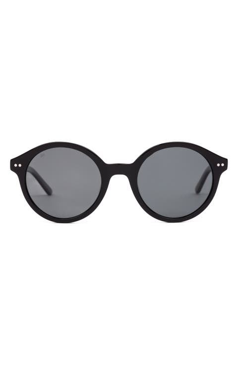 Dixon Polar 52mm Round Sunglasses