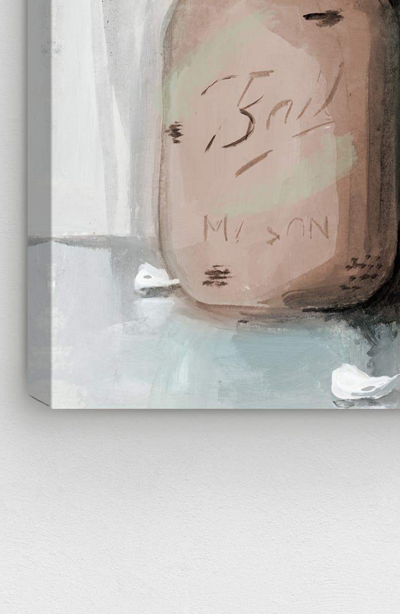 Oliver Gal Mason Jar Muted Canvas Wall Art, Alternate, color, 