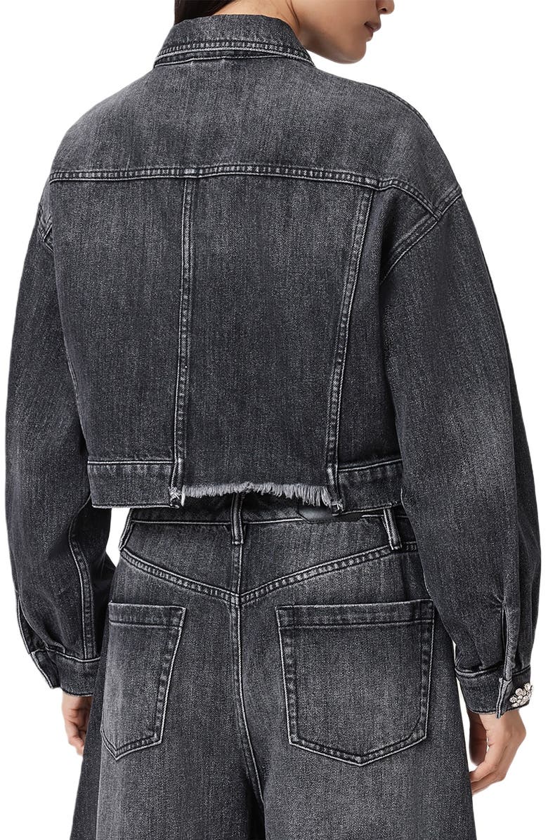 AllSaints Beth Denim Jacket, Alternate, color, 