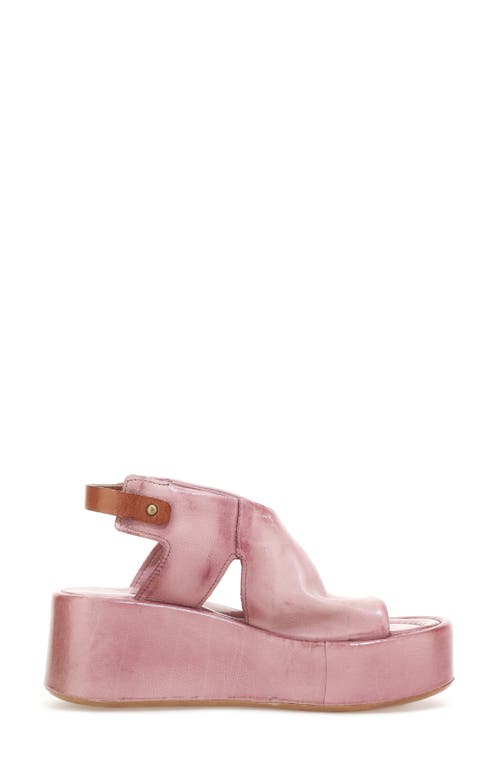 As98 A.s.98 Maren Platform Sandal In Blush