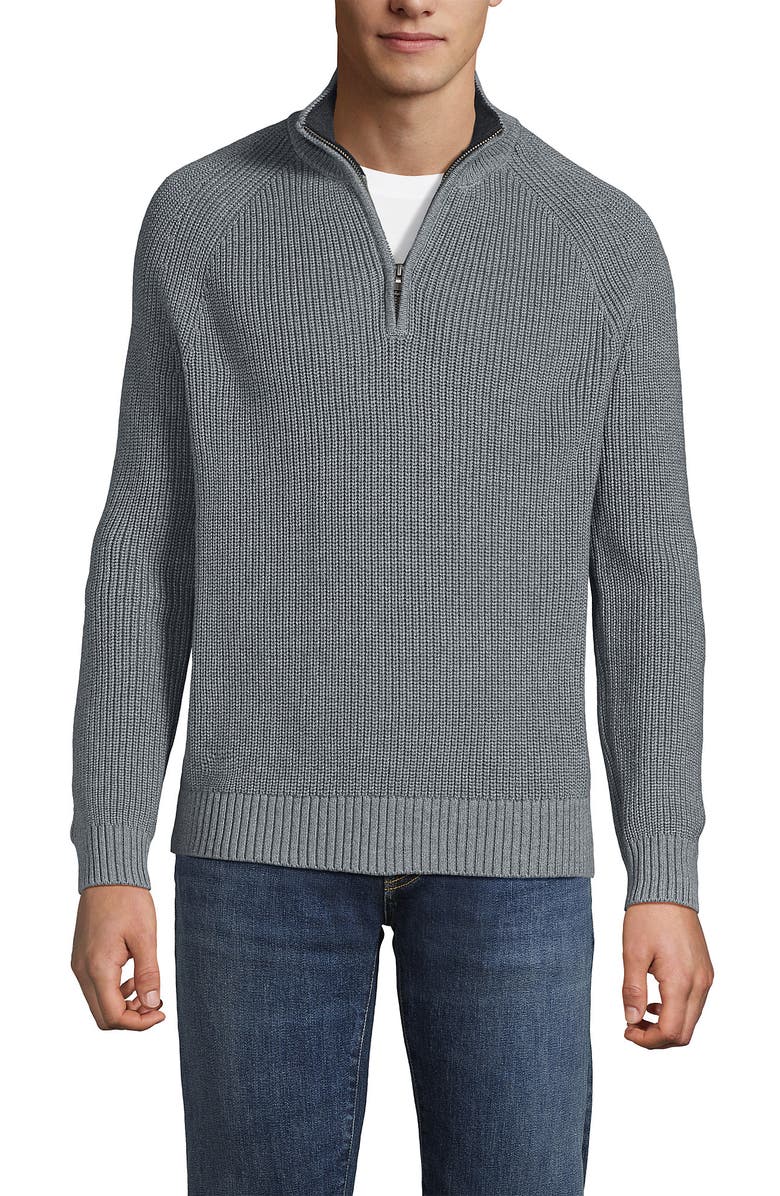 Lands' End Drifter Quarter Zip Sweater, Main, color, 
