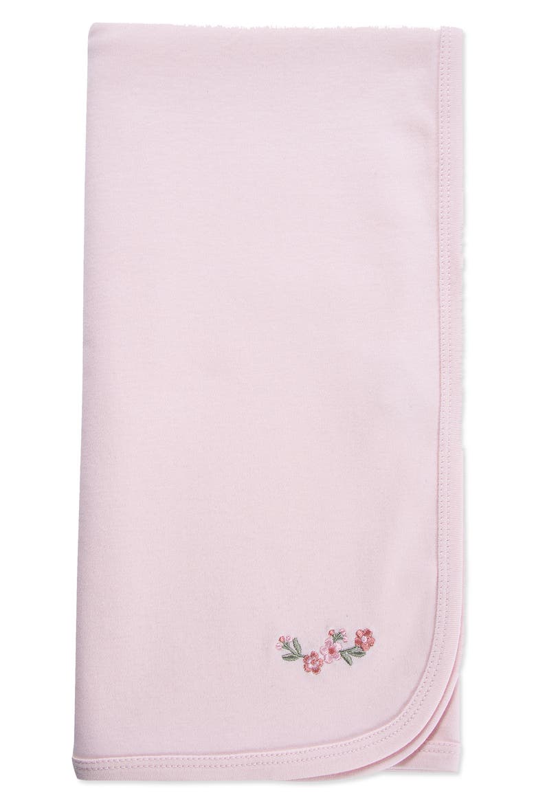 Flower Cotton Blanket (Nordstrom Exclusive), Alternate, color, PINK