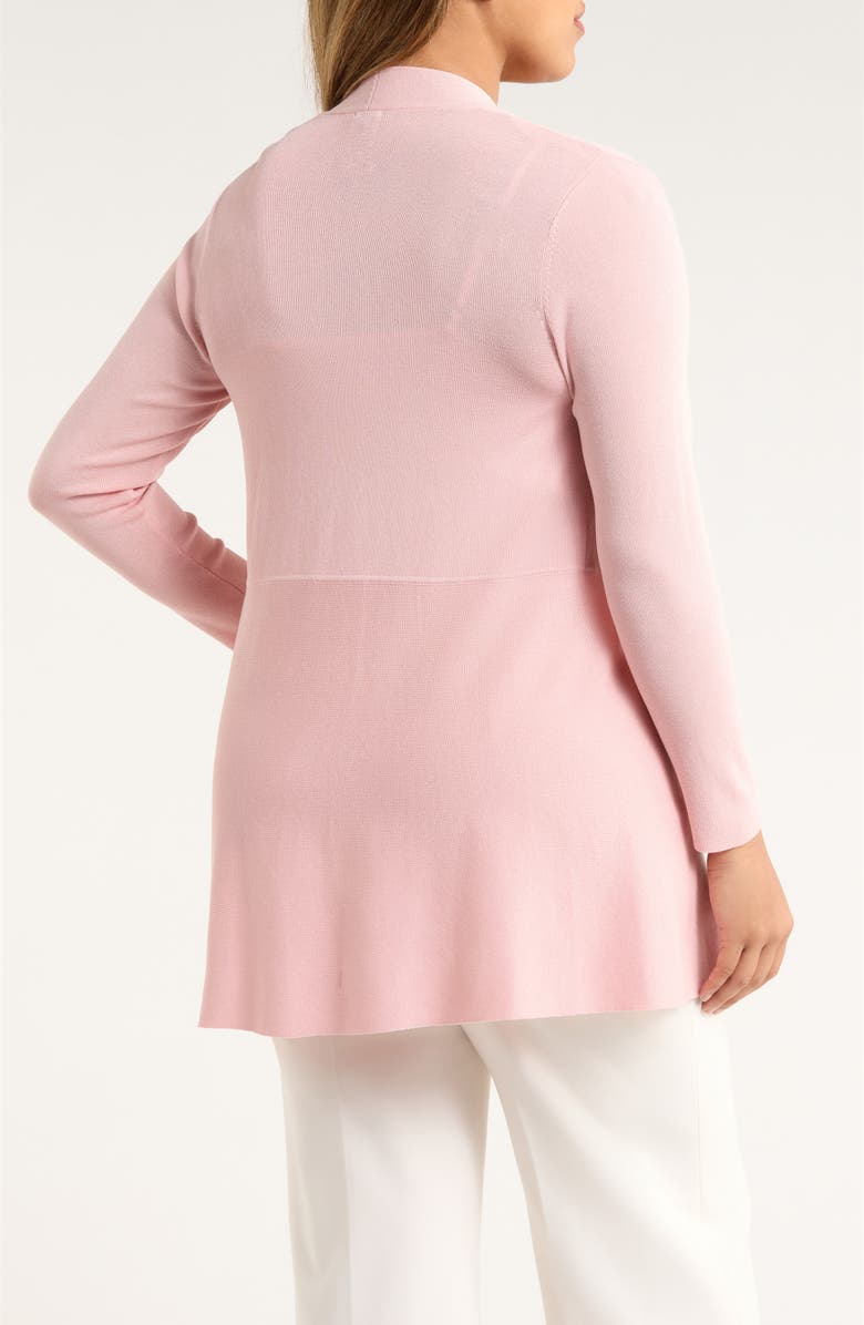 Anne Klein Montery Longline Cardigan, Alternate, color, Pink Blush