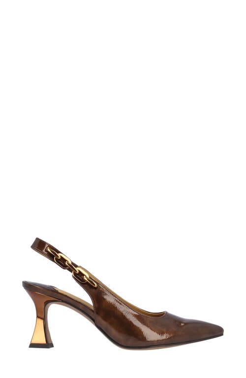 J. Reneé Krissa Slingback Pointed Toe Pump In Brown