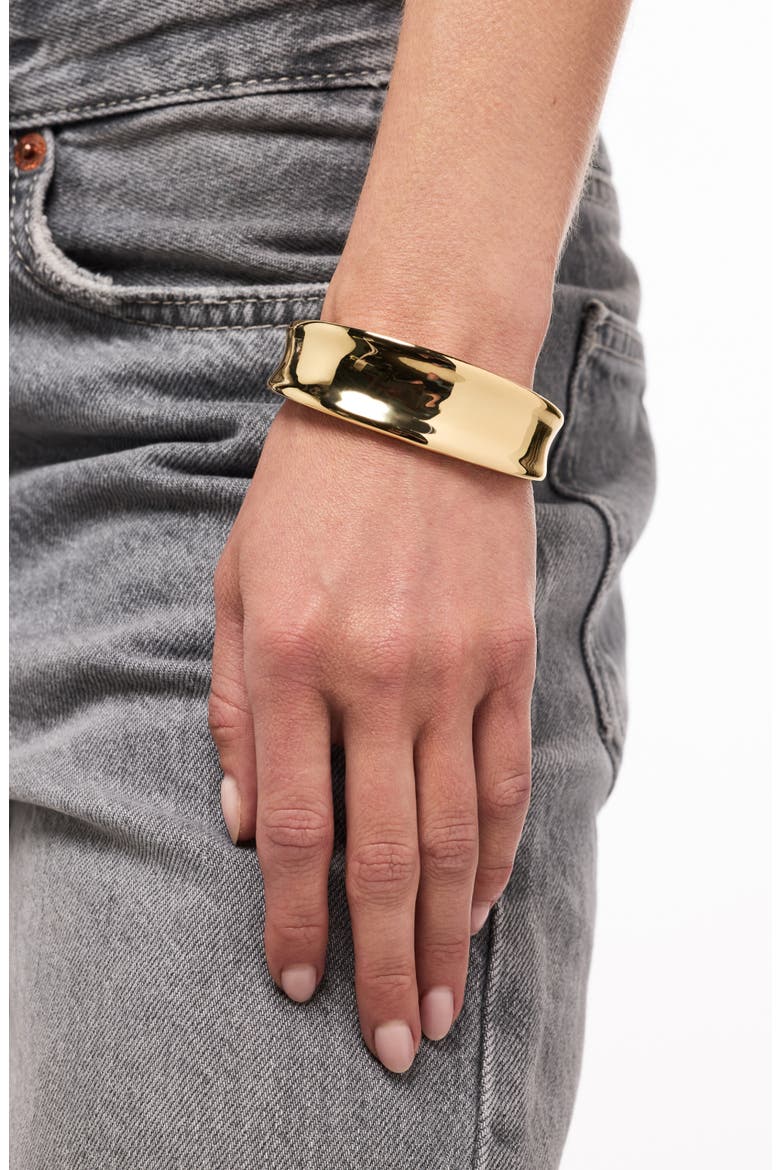 Wade Cuff Bracelet, Alternate, color, GOLD