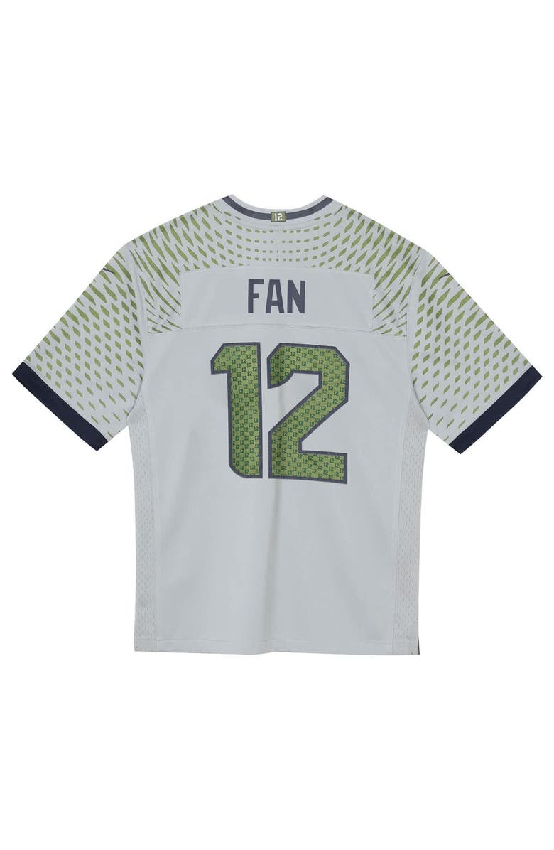 Nike Toddler Nike 12s Wolf Gray Seattle Seahawks 2025 Rivalries Collection Game Jersey, Alternate, color, Gray