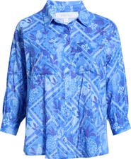 SUGARLIPS Kaidy Tropical Print Shirt