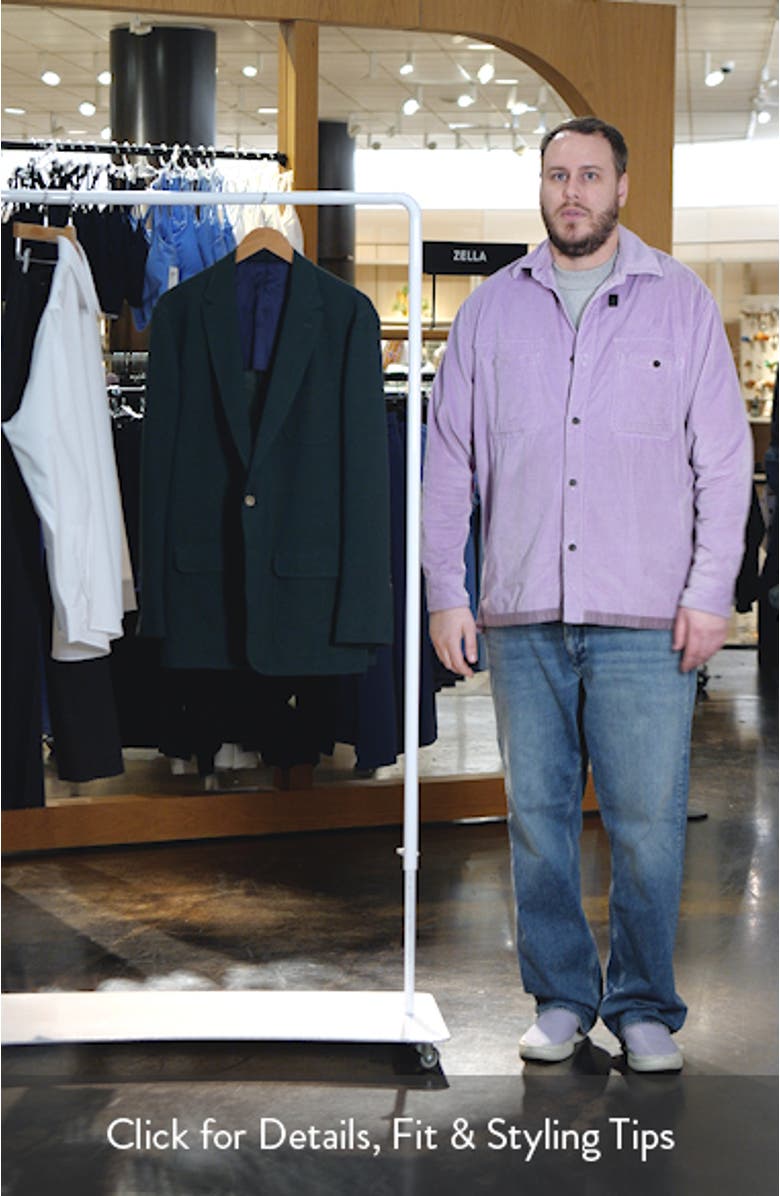 Ghost Slim Fit Textured Wool Sport Coat, sales video thumbnail