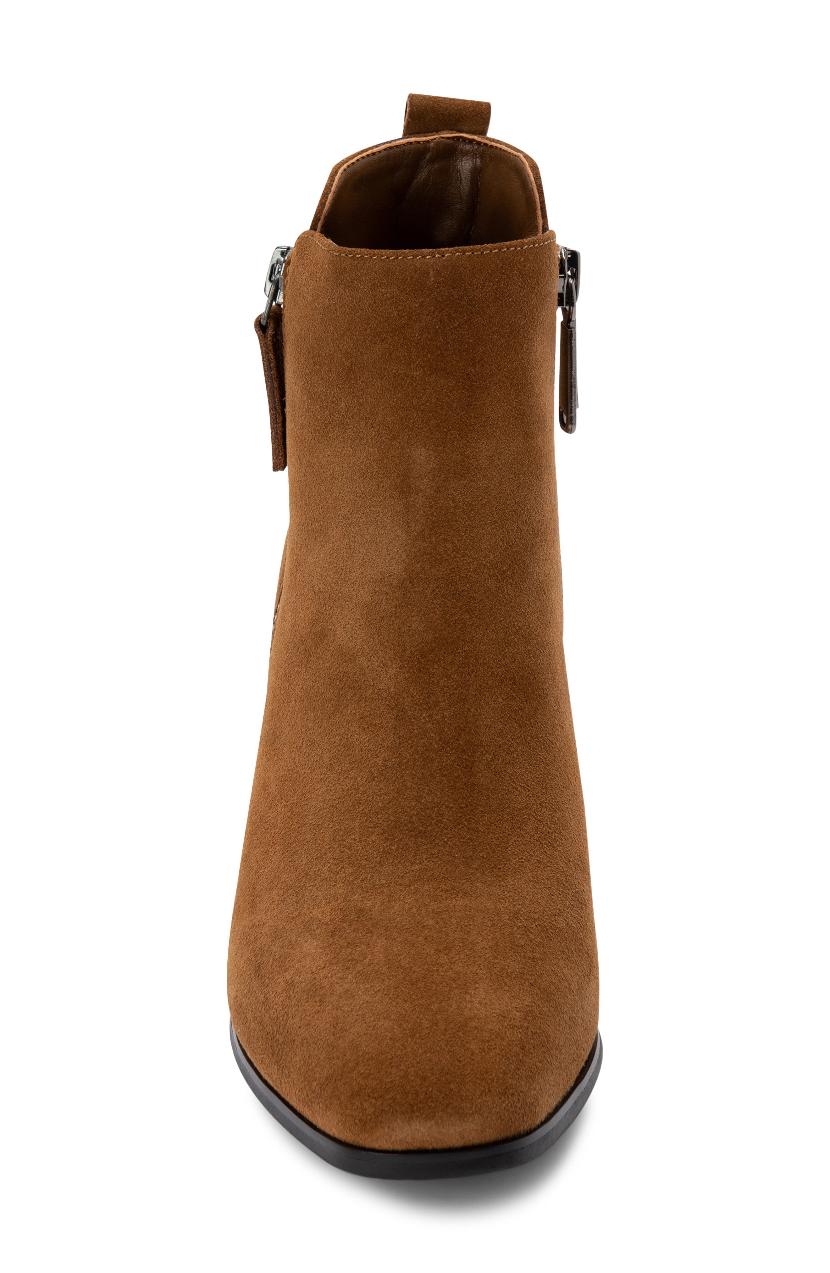 Siena Waterproof Bootie, Alternate, color, CAMEL SUEDE LEATHER