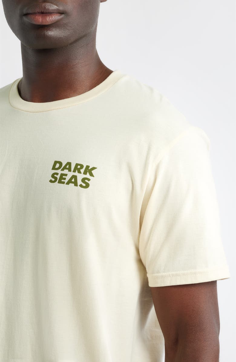 DARK SEAS Steelhead Cotton Logo Graphic T-Shirt, Alternate, color, Cream