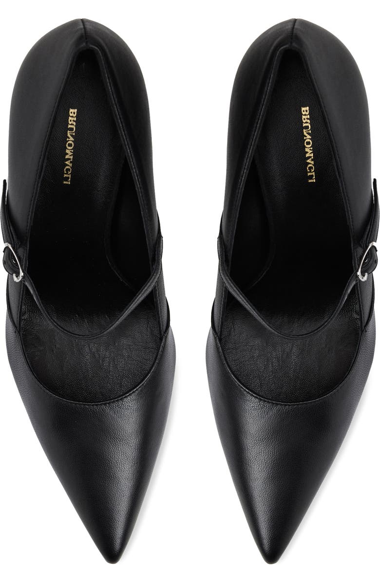 Bruno Magli Prima Pointed Toe Mary Jane Pump, Alternate, color, Black