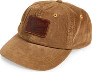 Double RL Logo Patch Cotton Corduroy Baseball Cap