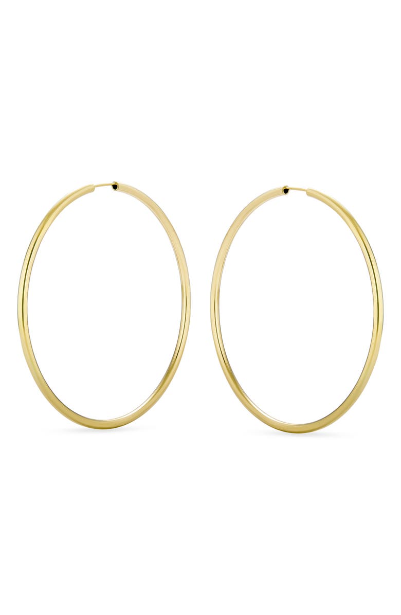 BLING JEWELRY Set of 2 Minimalist Hoop Earrings, Alternate, color, 
