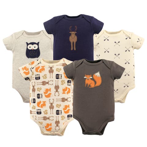 Essential Cotton Bodysuits 5-Piece Set