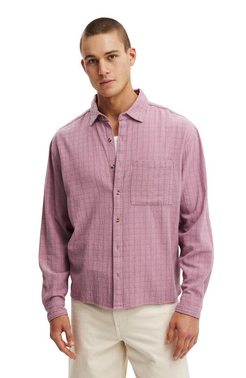 Cotton On Remi Long Sleeve Shirt In Purple