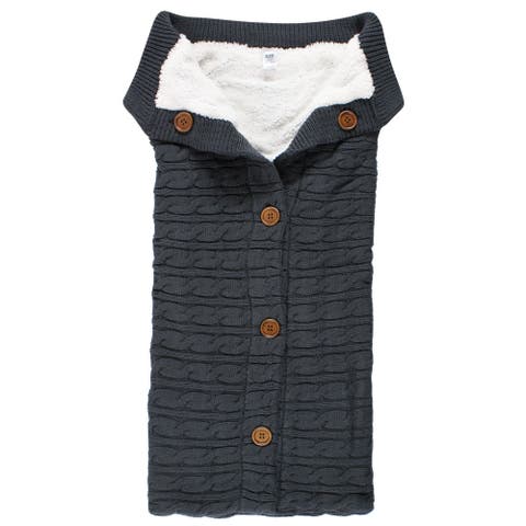 Plush Fluffy Knit Infant Travel Sleep Sack