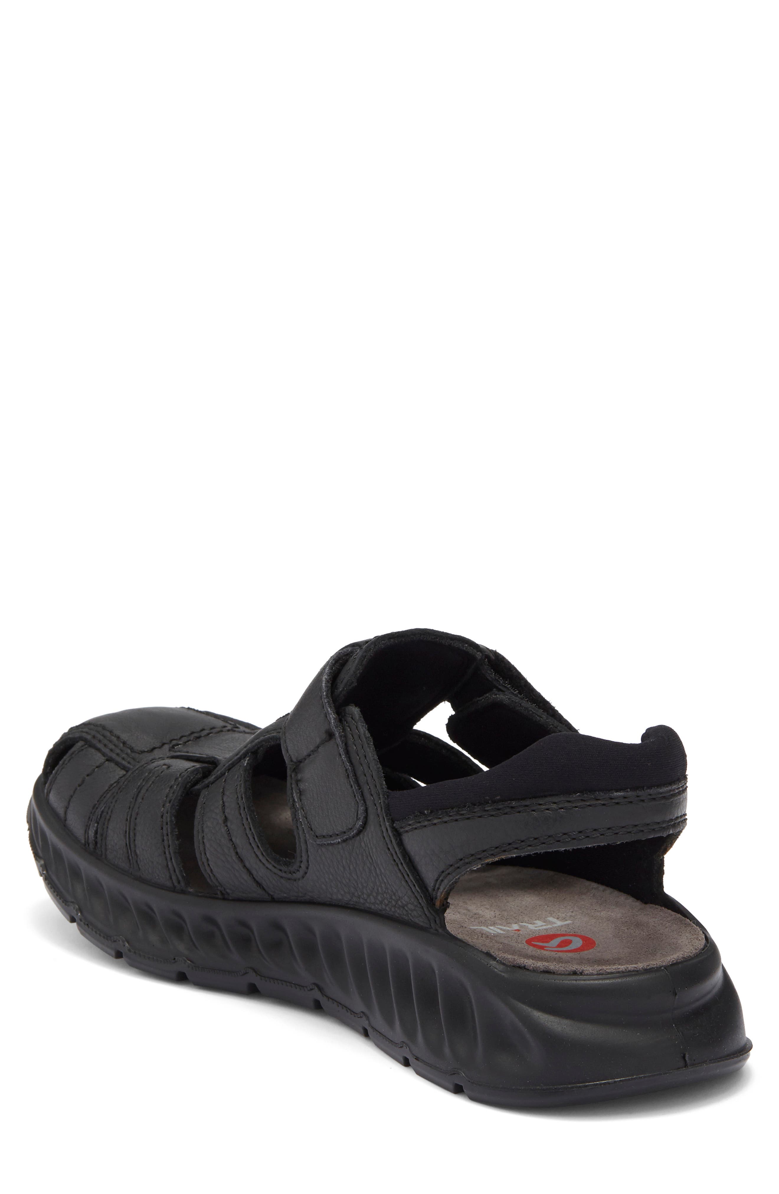 ara Elmont Sandal, Alternate, color, Black Nappa