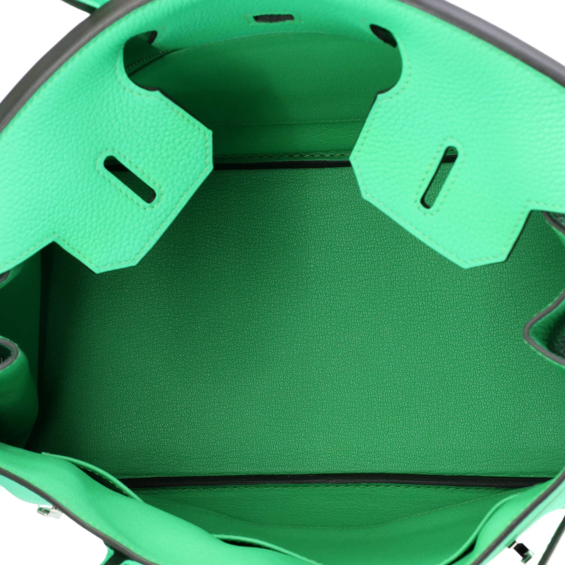 Pre-Owned Hermes Birkin Handbag Green Togo with Palladium Hardware 30, Alternate, color, Vert Comics