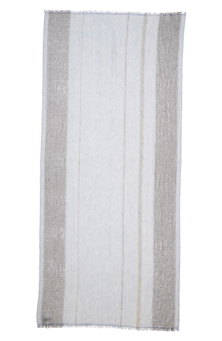 JANE CARR The Solitaire Metallic Long Scarf, Alternate, color, 