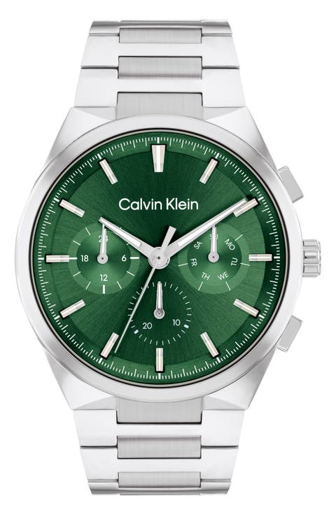 Distinguish Chronograph Bracelet Watch, 44mm