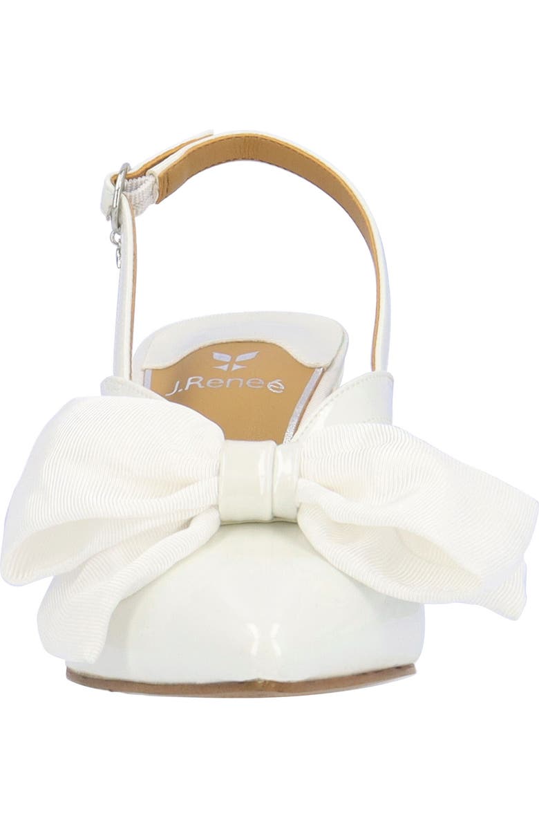 J. Reneé Morigen Slingback Pump, Alternate, color, White
