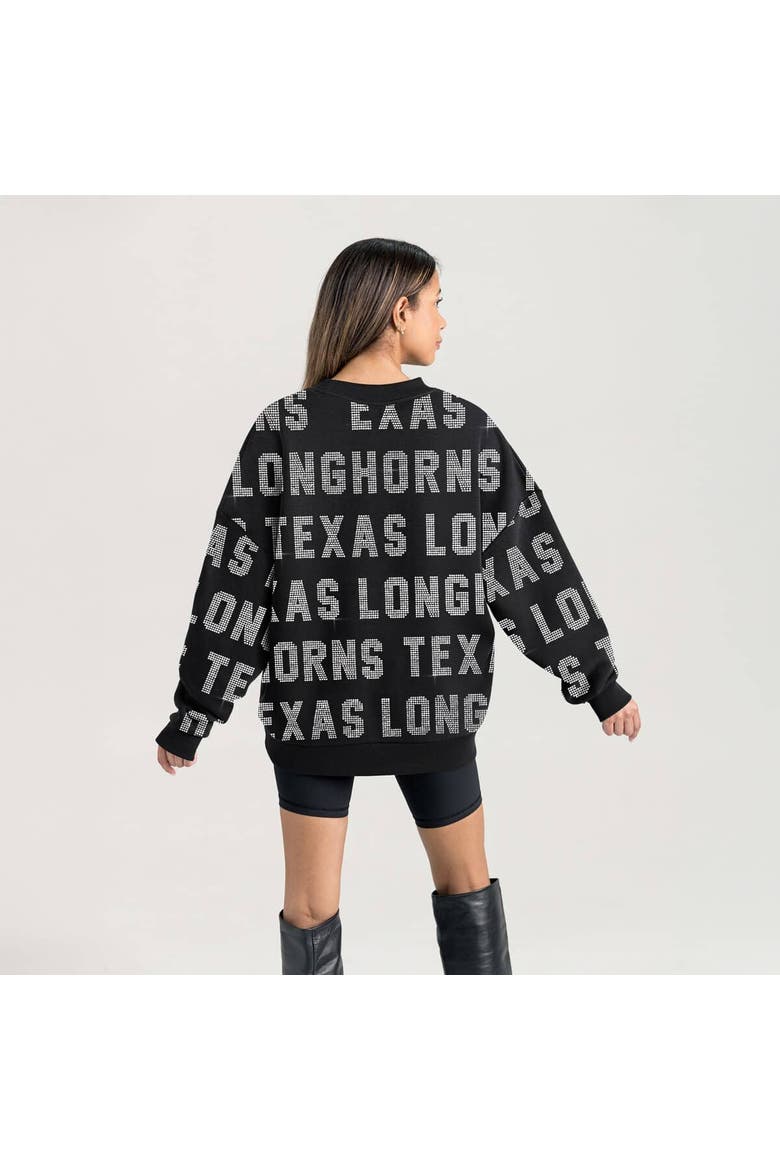 Women's Gameday Couture  Black Texas Longhorns Hype Era Sweatshirt, Alternate, color, Black