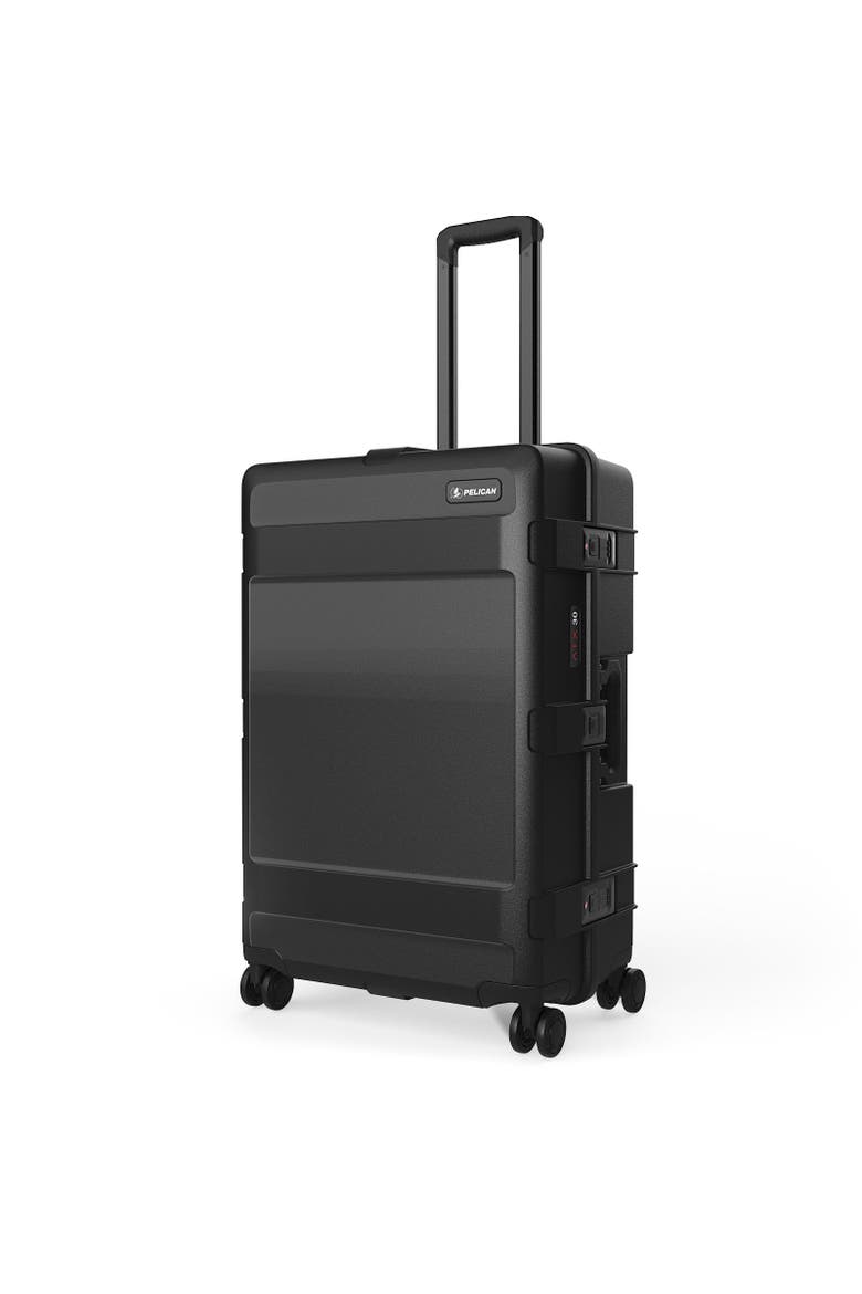 ATX Waterproof Hardshell Large Size Check-In Suitcase, Main, color, Black