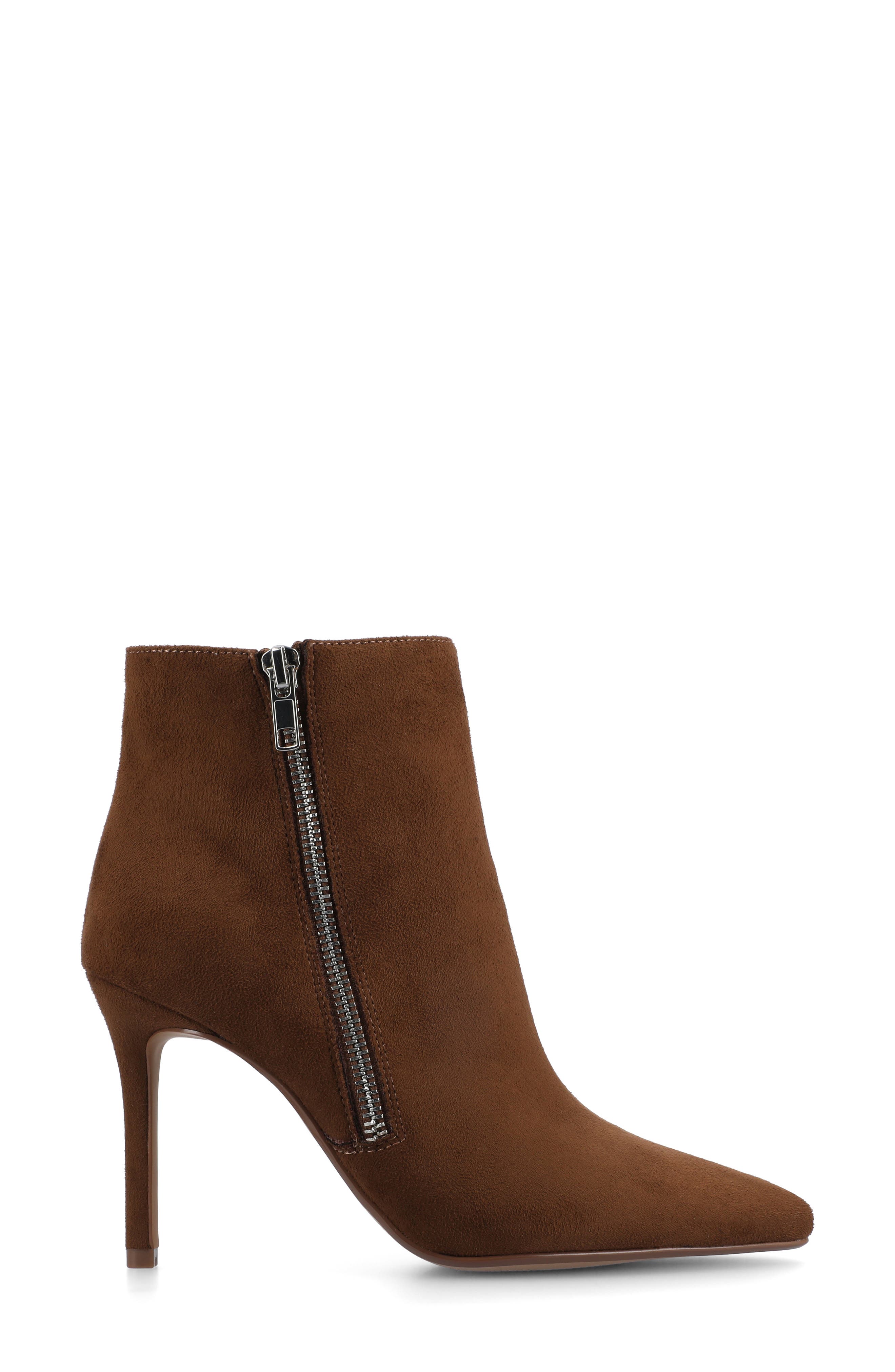 Journee Collection Leyna Zip Boot - Wide Width Available, Alternate, color, Chocolate
