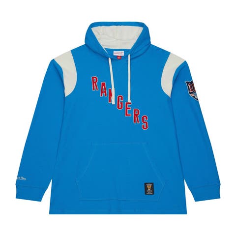 Men's  Blue/White New York Rangers Centennial Lightweight Thermal Hoodie