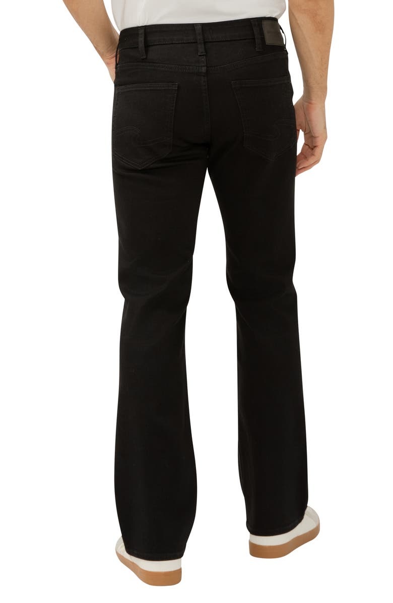 Silver Jeans Co. Zac Relaxed Fit Straight Leg Jeans, Alternate, color, Black