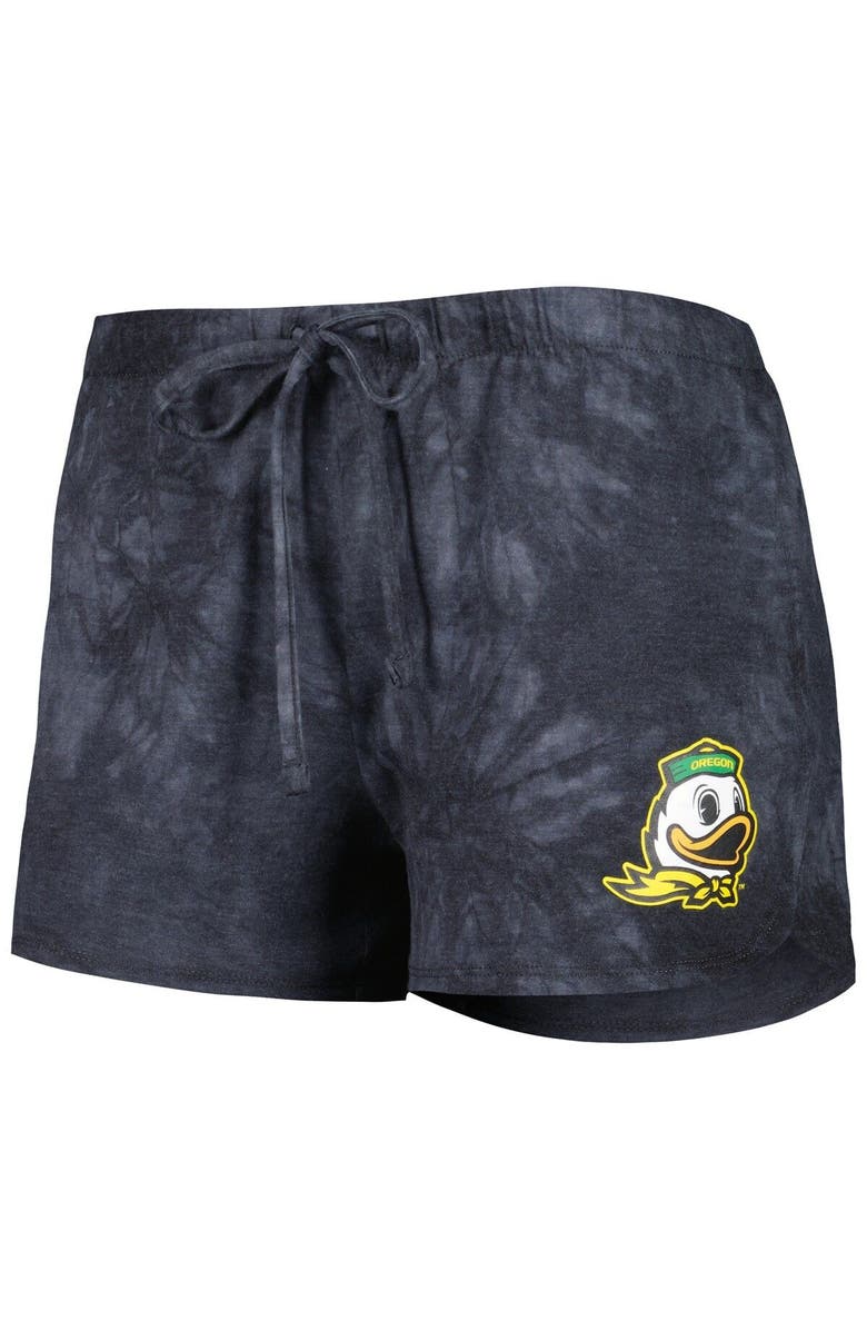 CONCEPTS SPORT Women's Concepts Sport Charcoal Oregon Ducks Billboard Tie-Dye Tank and Shorts Sleep Set, Alternate, color, 