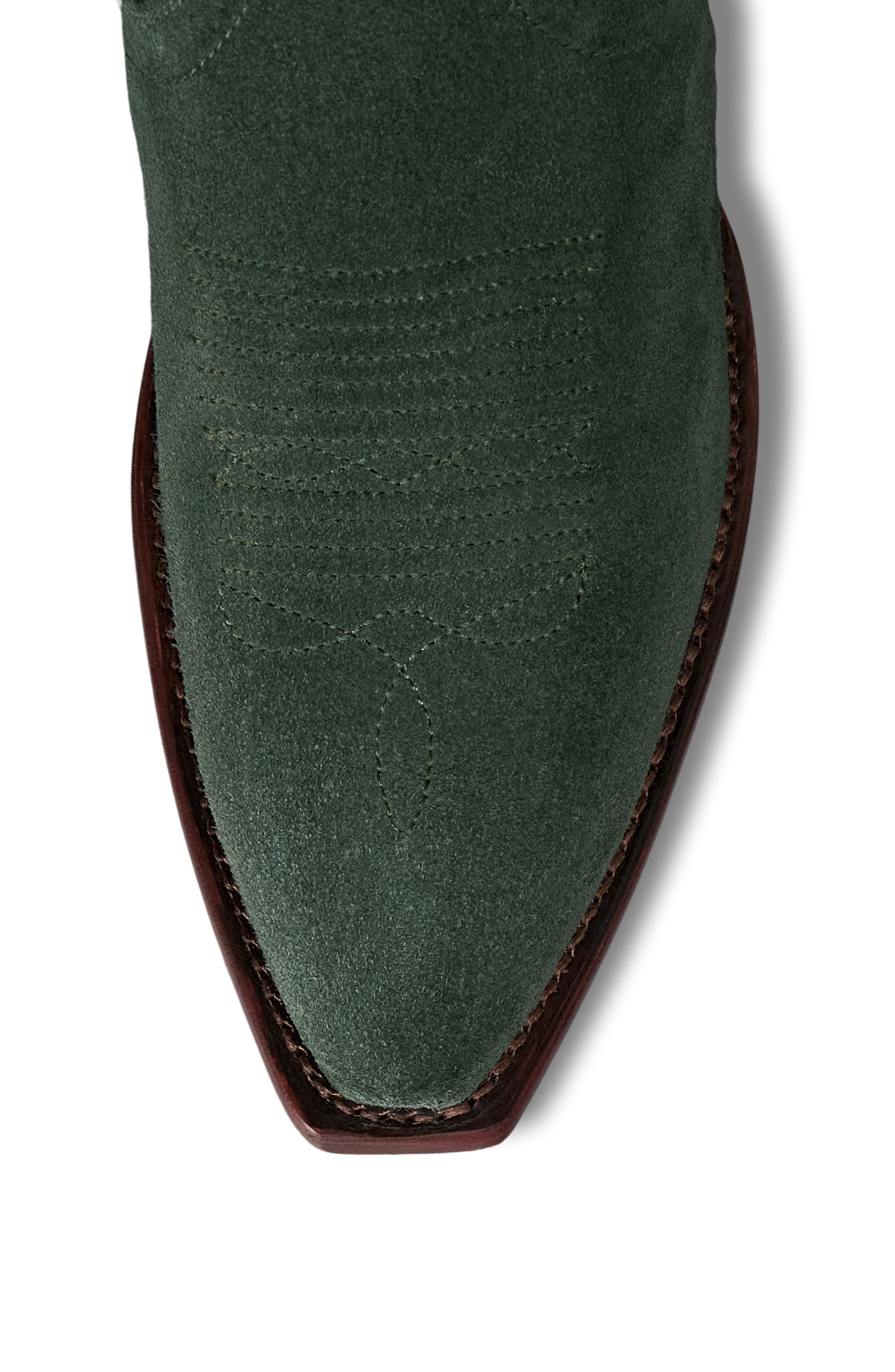 The Loretta Western Boot, Alternate, color, HUNTER GREEN