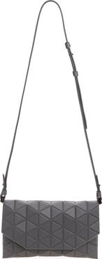 Bao Bao Issey Miyake Tonneau Matte Black Crossbody Bag