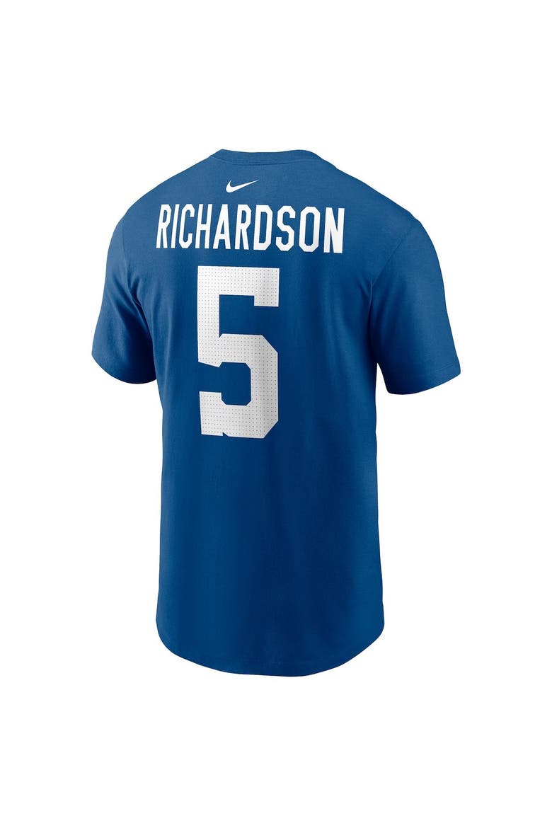 Men's Nike Anthony Richardson Royal Indianapolis Colts 2023 NFL Draft First Round Pick Player Name & Number T-Shirt, Alternate, color, Royal