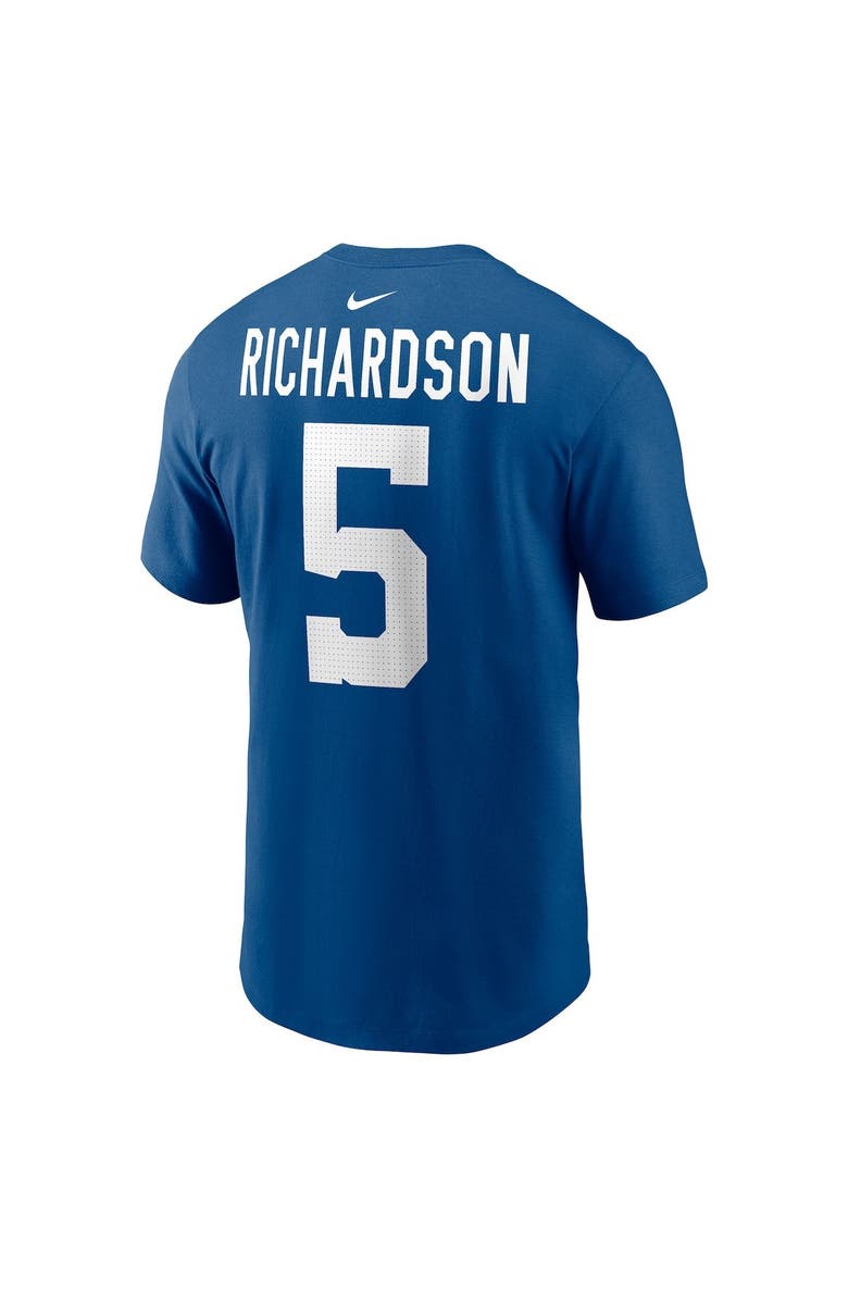 Nike Men's Nike Anthony Richardson Royal Indianapolis Colts 2023 NFL Draft First Round Pick Player Name & Number T-Shirt, Alternate, color, Royal