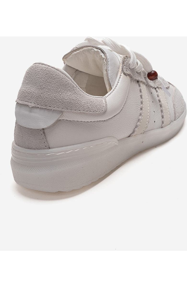 Forever & Always Shoes Ardix Leather Sneaker, Alternate, color, White