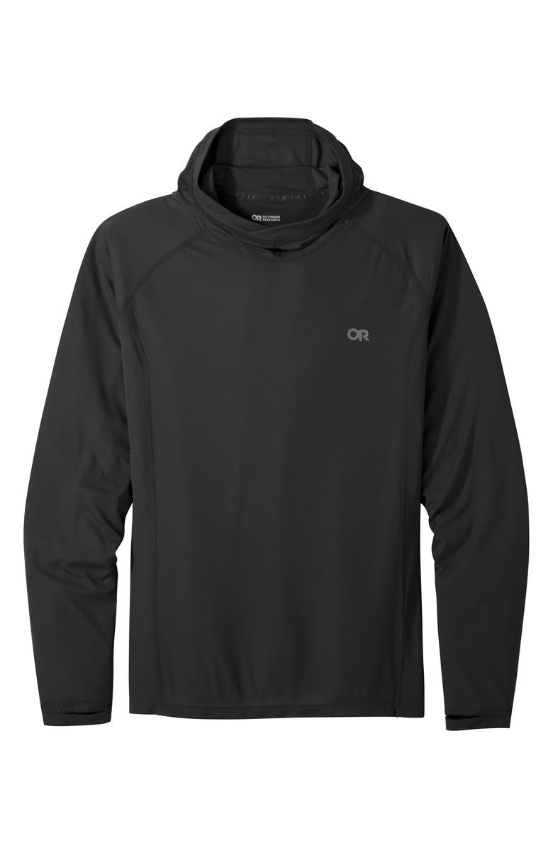 Outdoor Research Echo Recycled Polyester Hoodie, Alternate, color, Black