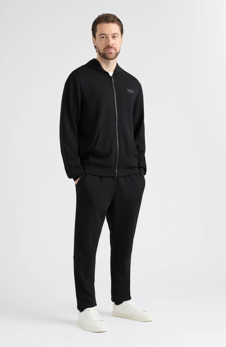 Hunter Mason Scuba Knit Joggers, Alternate, color, Black