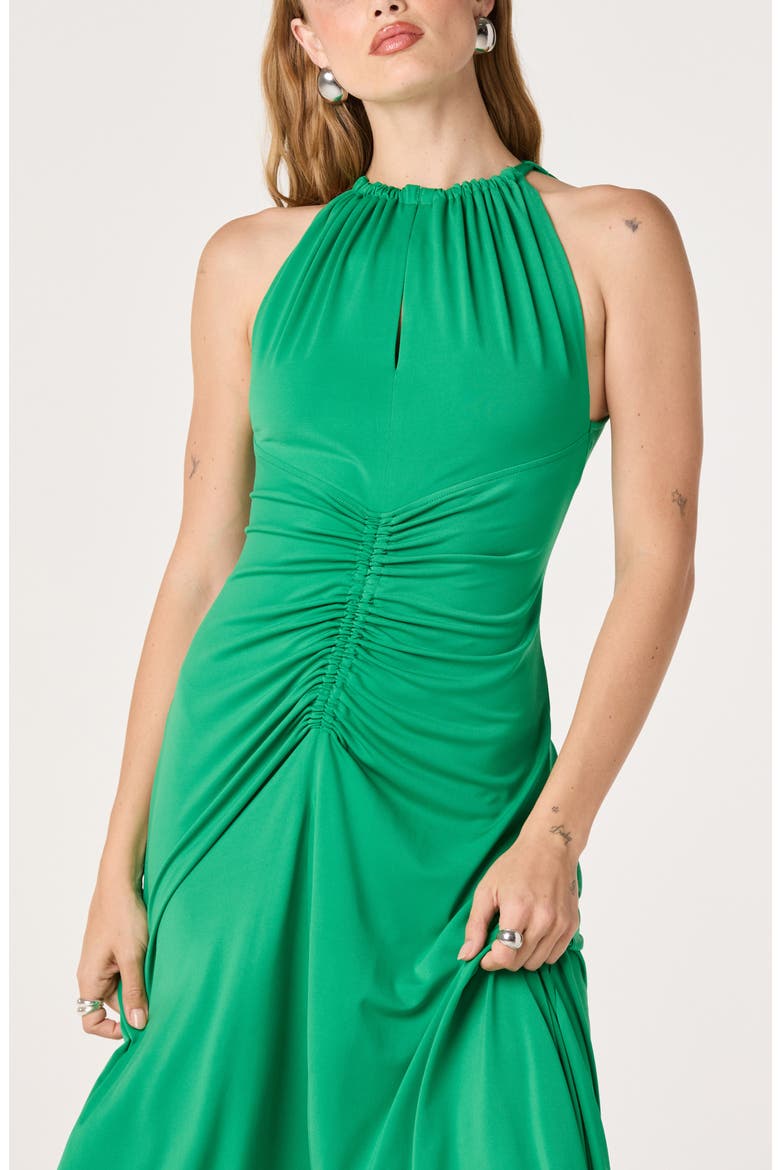 Mallory Sleeveless Dress, Alternate, color, KELLY GREEN