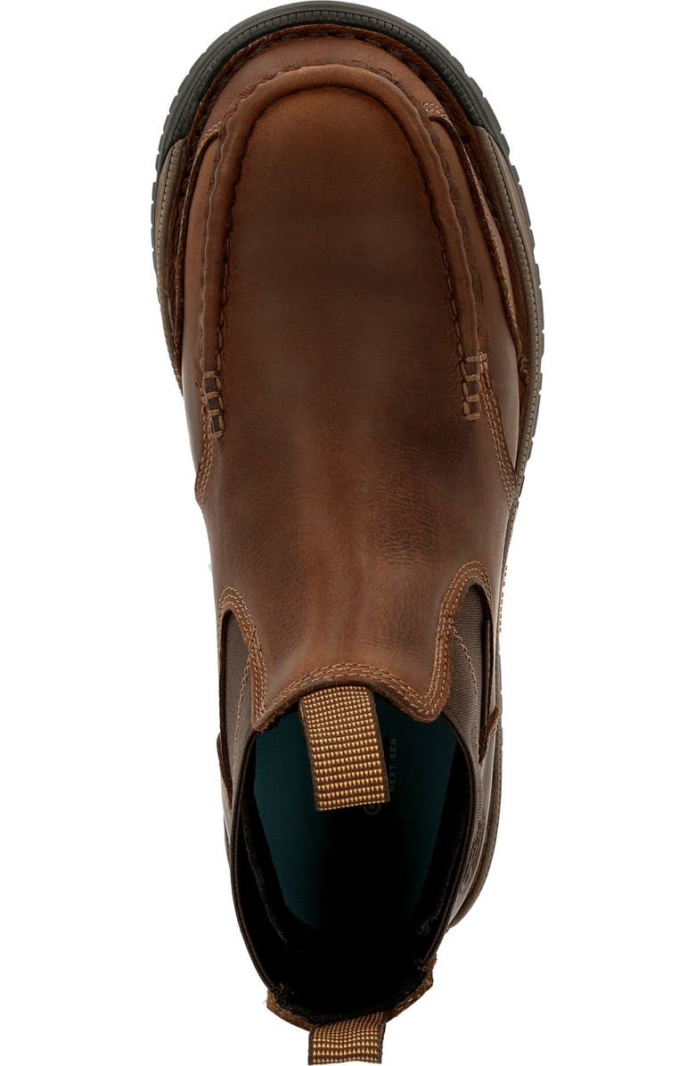 Georgia Boot Waterproof 360 Steel Toe Chelsea, Alternate, color, Brown