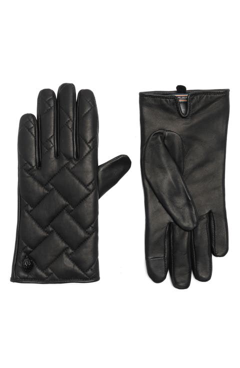 Quilted Leather Gloves