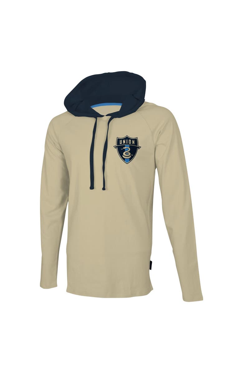 Stadium Essentials Men's Stadium Essentials Gold Philadelphia Union Tradition Raglan Hoodie Long Sleeve T-Shirt, Alternate, color, 