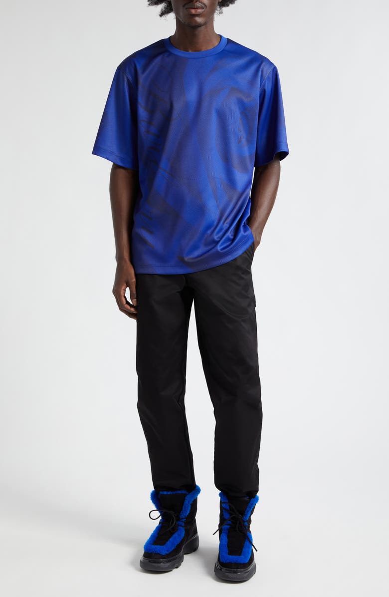 Burberry Rose Graphic T-Shirt, Alternate, color, 