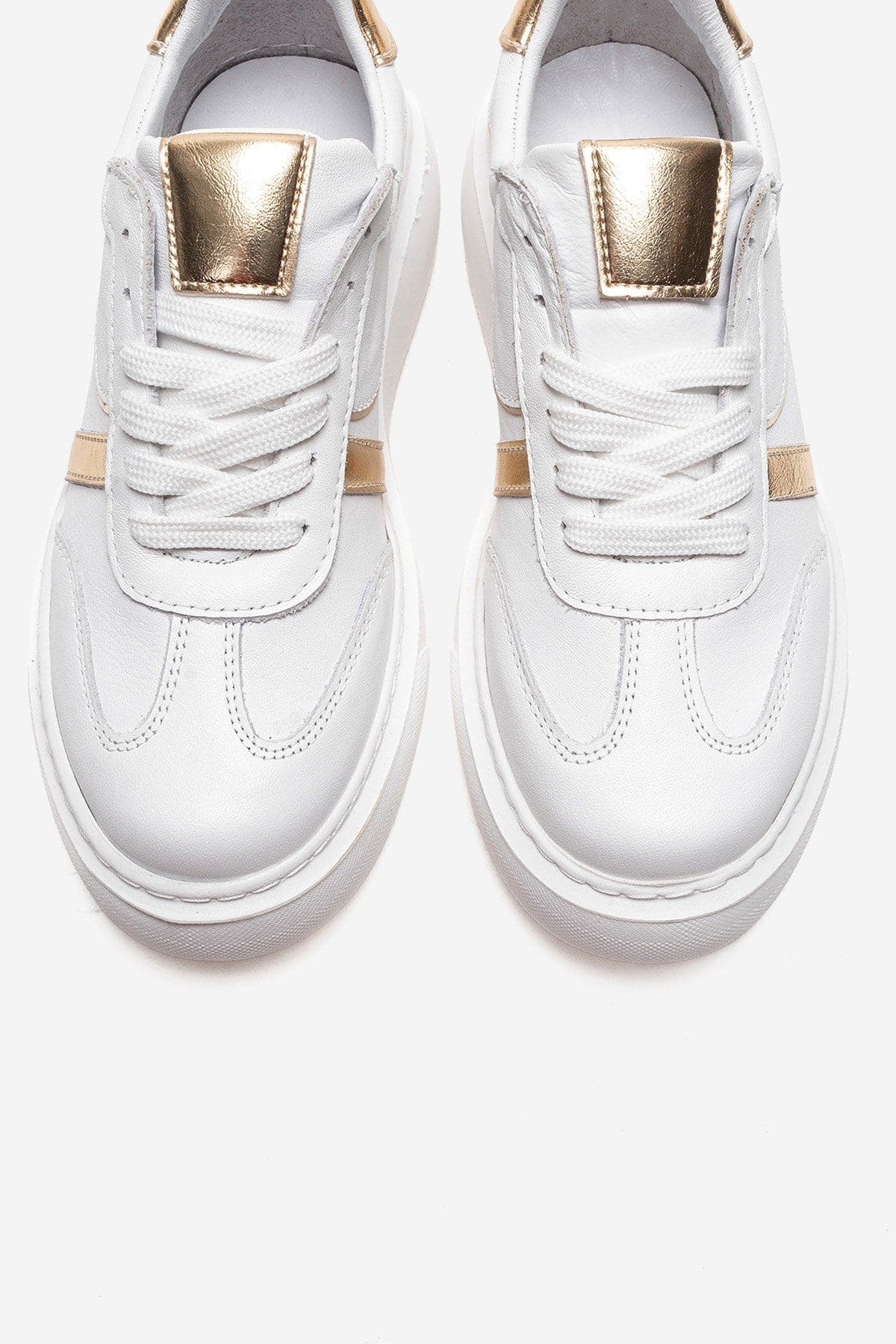 Forever & Always Shoes Ivara Leather Everyday Sneaker, Alternate, color, White