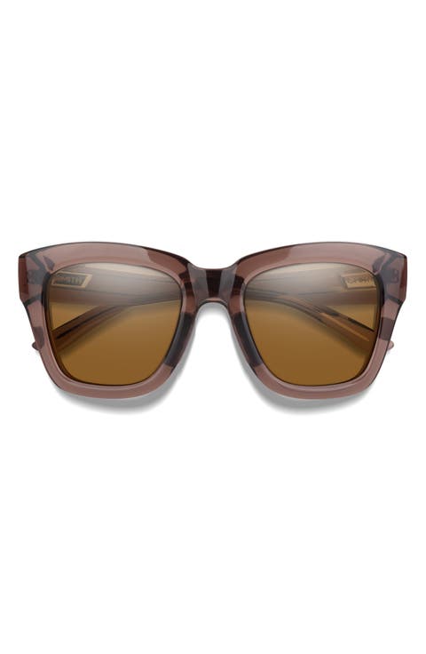 Sway 52mm ChromaPop™ Polarized Square Sunglasses