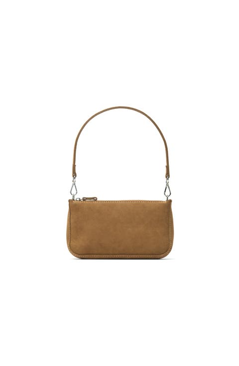 Chloe Leather Mini Nubuck Suede Shoulder Bag