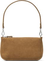 Ezra Arthur Chloe Leather Mini Nubuck Suede Shoulder Bag