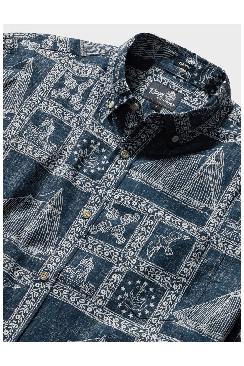Newport Sailor Button Down Shirt, Alternate, color, NAVY