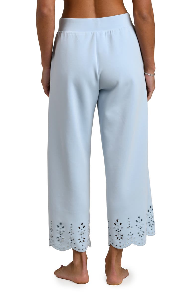 La Blanca Cloudset Eyelet Detail Lounge Pants, Alternate, color, Drift